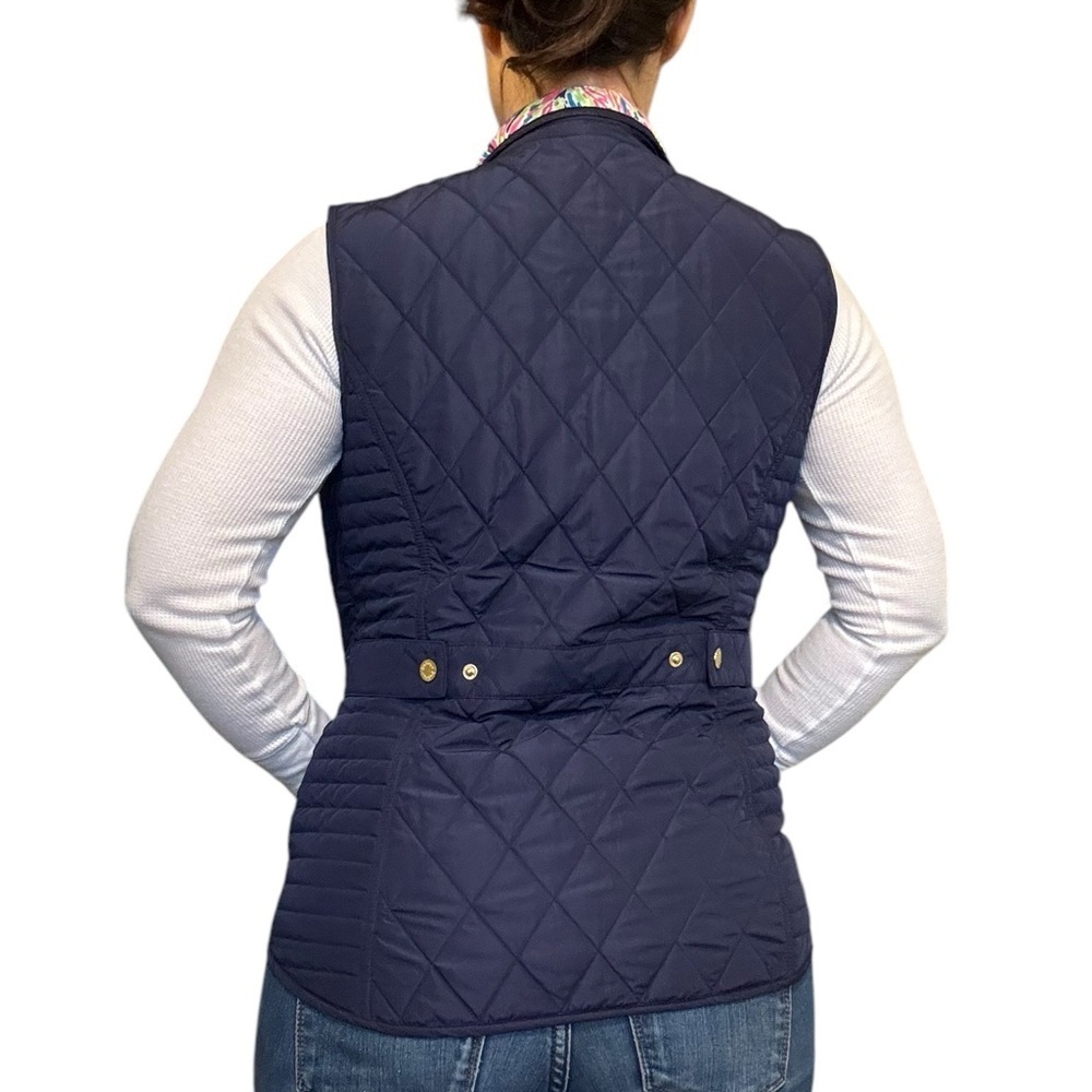 Lilly Pulitzer Quilted Vest - Palm Reader Blake size small - Picture 6 of 10